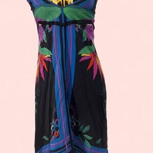 Black silk vanity fair dress